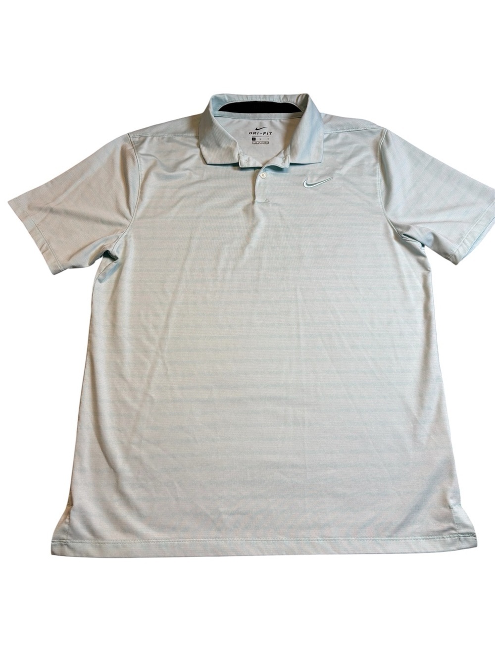Nike Golf Dri-FIT Vapor Micro Stripe Polo Men’s Medium Healing Jade AT8676-336
